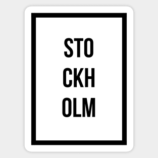 Stockholm Sticker